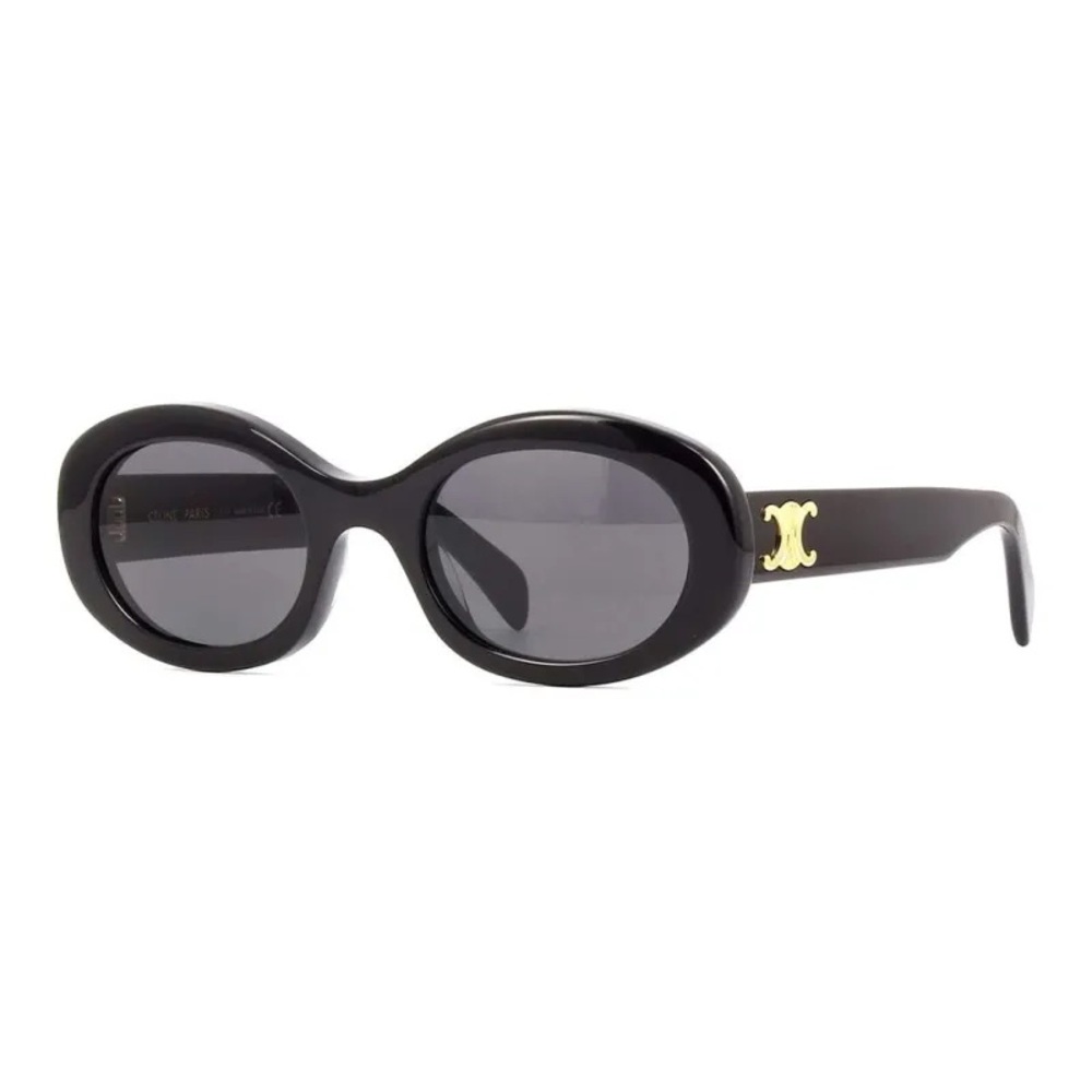 Celine Arc De Triomphe Oval Sunglasses Black